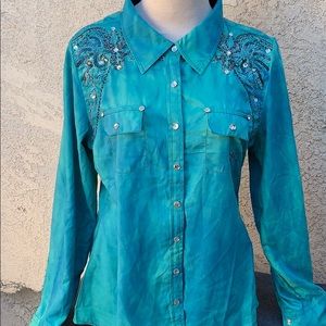 Women’s Roar Western Top Size Large